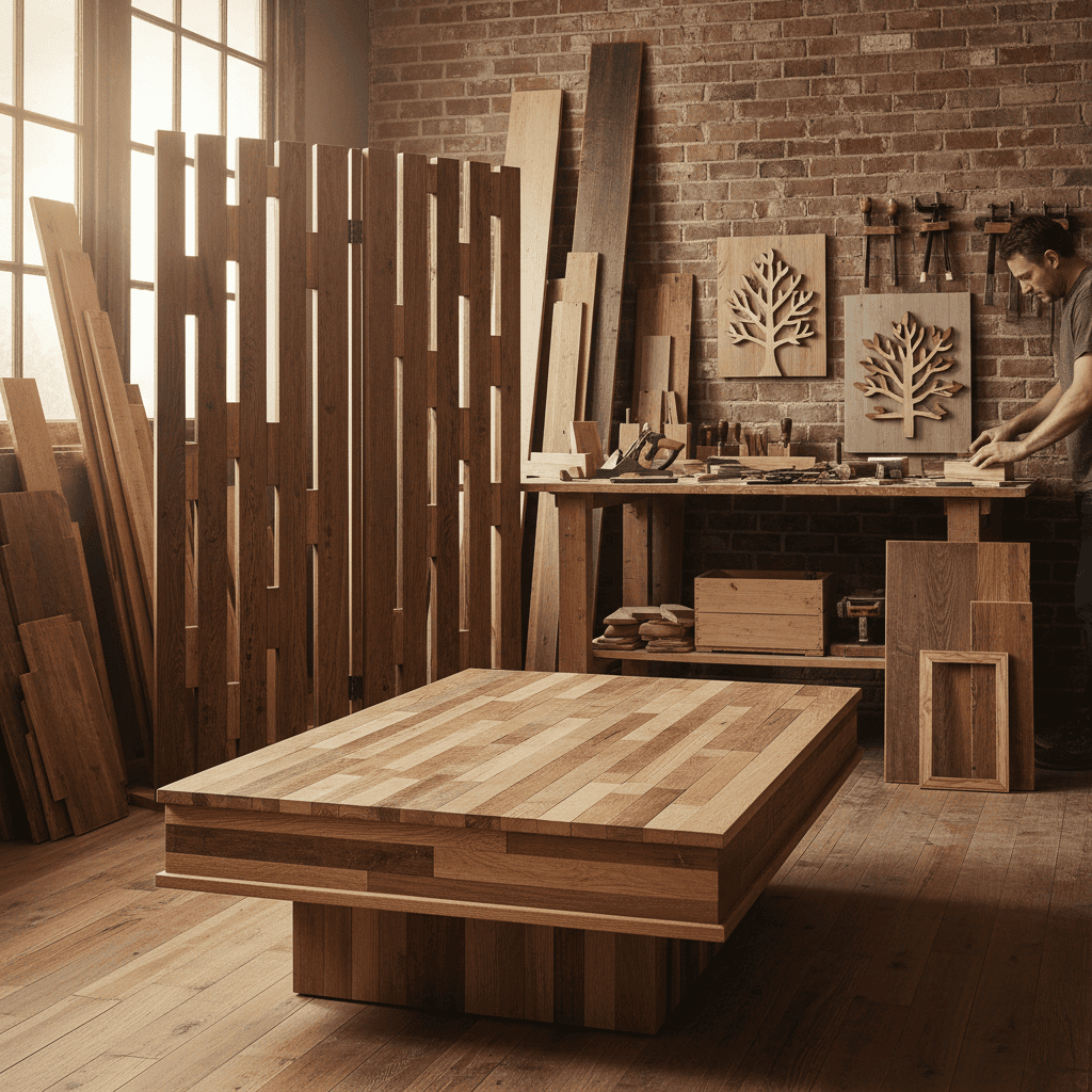 Upcycling Hardwood Flooring Creative Ideas and Inspiration